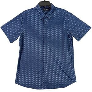Jachs New York Performance Button Down Shirt Mens L Stretch Business Casual Golf